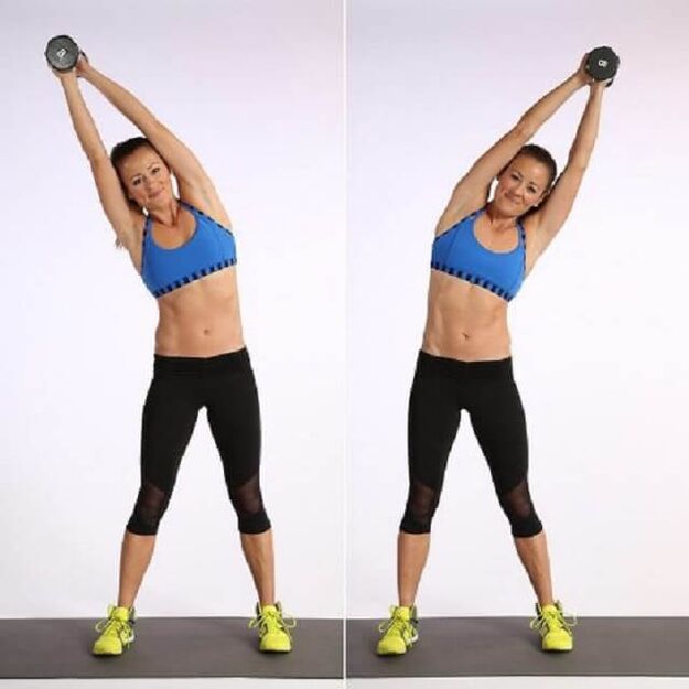 Inclínase cara ao lado